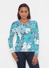 Long Sleeve Crewneck Tee Poly Navy