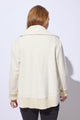 Heather Fleece Jacket Ivory