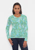 Long Sleeve Crewneck Tee Bali Batik