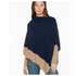 Cashmere Color Block Poncho