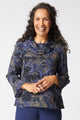 Foilage Cowl Top