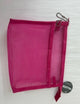 Color Mesh Zippered Clutch