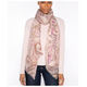 Painted Paisley Print Scarf