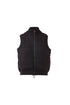 Quilted Zip Vest Black