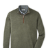 Autumn Crest Suede Trim Quarter Zip Sweater