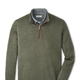 Autumn Crest Suede Trim Quarter Zip Sweater