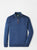 Autumn Crest Suede Trim Quarter Zip Sweater