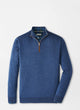 Autumn Crest Suede Trim Quarter Zip Sweater