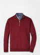 Autumn Crest Suede Trim Quarter Zip Sweater