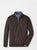 Autumn Crest Suede Trim Quarter Zip Sweater