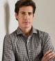 Bernard Cotton Sport Shirt Grey Mist