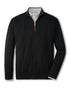 Autumn Crest Suede Trim Quarter Zip Sweater