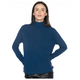 Cashmere Textured Slouchy Funnel Neck Sweater