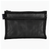 Black Mesh Zipper Pouch