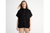 Button Mock Cardigan in Black