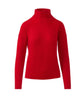 Cashmere Textured Slouchy Funnel Neck Sweater