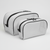 Dopp Kit Metallic Mesh - Silver