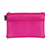 Fuchsia Mesh Zipper Pouch