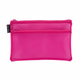 Fuchsia Mesh Zipper Pouch
