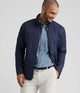 Suffolk Quilted Coat Navy