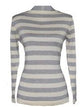 Pima Cotton Boatneck Stripe Sweater