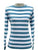 Pima Cotton Boatneck Stripe Sweater