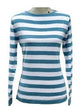 Pima Cotton Boatneck Stripe Sweater