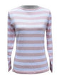 Pima Cotton Boatneck Stripe Sweater