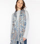 Painted Paisley Print Scarf