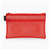Red Mesh Double Zip Case