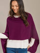 Cashmere Topper Poncho