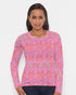 Long Sleeve Crewneck Tee Spice Road Poppy