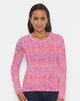 Long Sleeve Crewneck Tee Spice Road Poppy