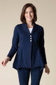 Stonewash Denim Cotton Swing Back Jacket