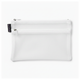 White Mesh Zipper Pouch